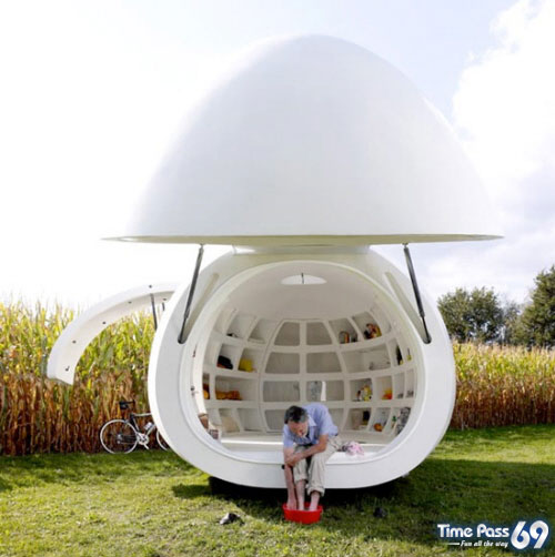 Amazing Mini Egg House by dmvA